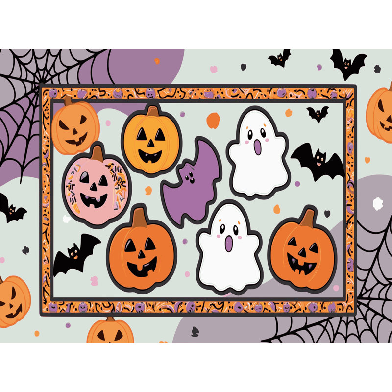 Tapis de vacances d'Halloween The Holiday Aisle®, Rectangulaire 8 pi x 12 pi