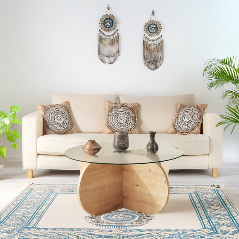 Table basse Novelty Base, Chêne saphir