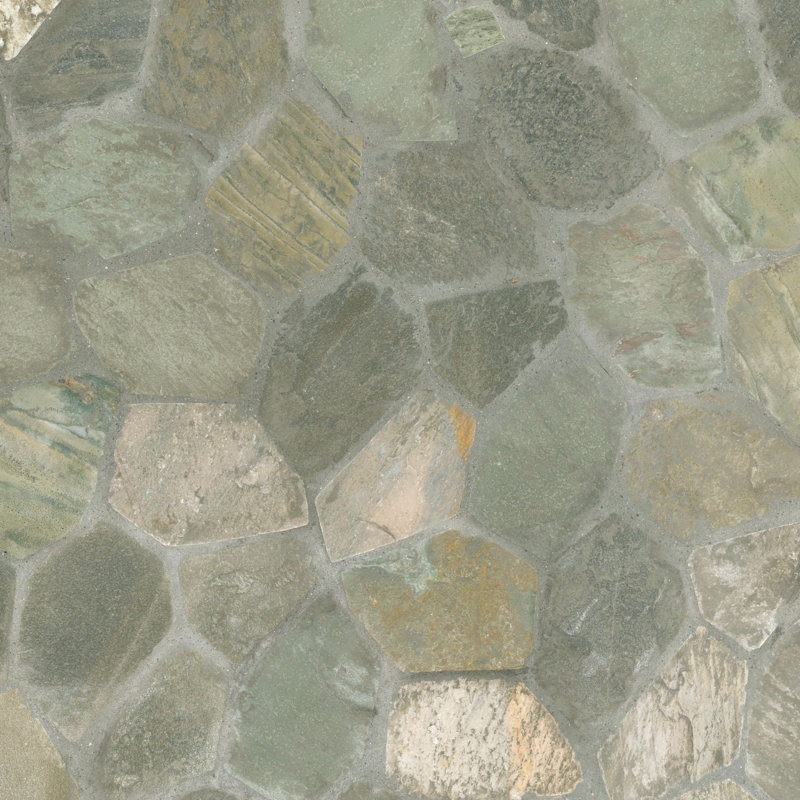Sydney Glow 18 in. x 26 in. x 1.25 in. Quartzite Mesh-Backed Flagstone Paver (203.5 sq. ft./unit, 74 Pieces)
