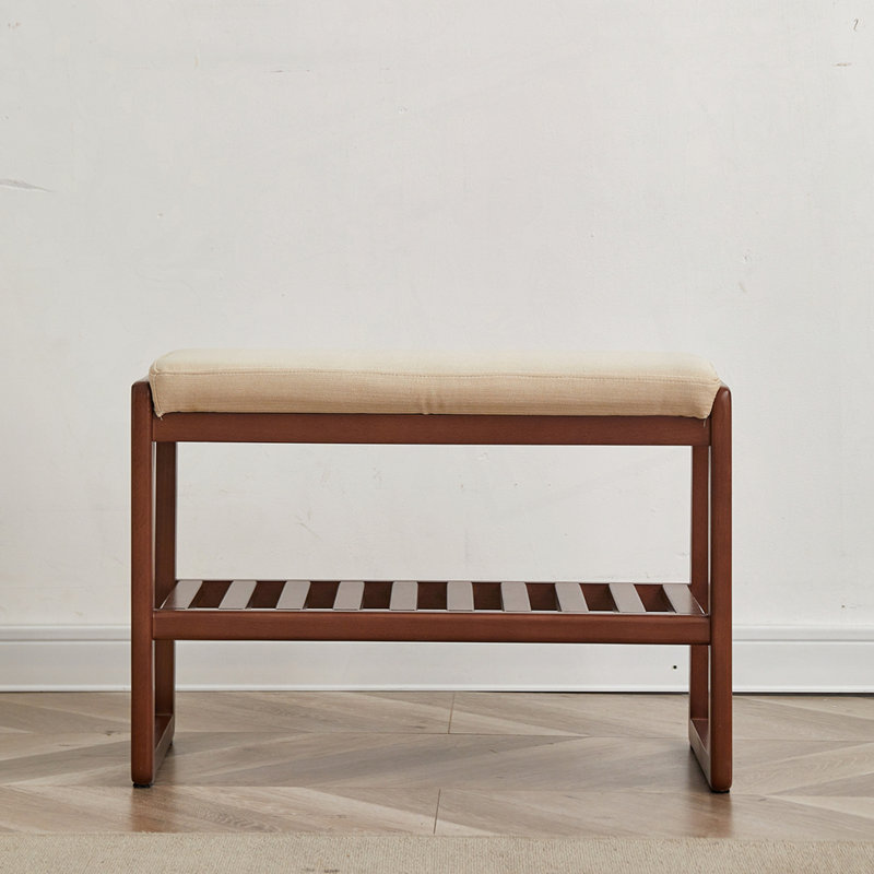 Banc à chaussures en bois massif