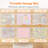 12 Pack Plastic Paper Storage Boxes, A4/Letter Size, 12 Extra Zipper Bags, Sticker Label, Portable File Box With Latching Lid And Handle, Versatile Storage Box For Projects, Craft Supplies
