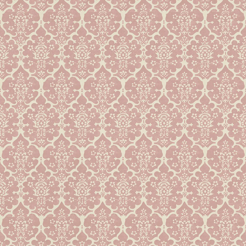 Schumacher x Veere Grenney Burley Wallpaper, Pink