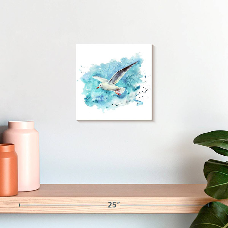 Flying Sea Gull, 10" H x 10" W