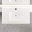 Meuble-lavabo l 30 po x P 18 po Ilsa avec comptoir en quartz de Carrare blanc et lavabo en porcelaine encastré-276079973