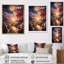 «Clouds Sunset», impression à l'encre liquide sur toile IV-834845335-834845330