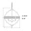 Luminaire suspendu simple Keeble-2021296431