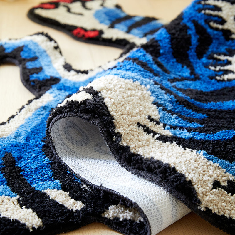 Tapis tigre tibétain 5 pi x 3,3 pi