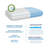 Memory Foam Medium Support Gusseted Pillow
