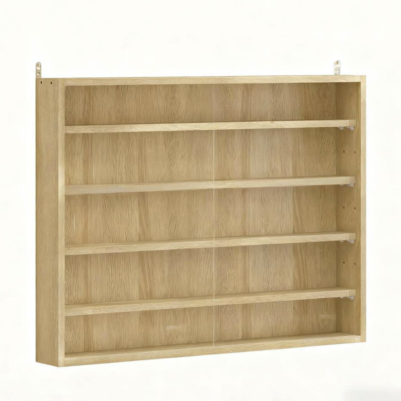 Display Case For Collectibles, Oak