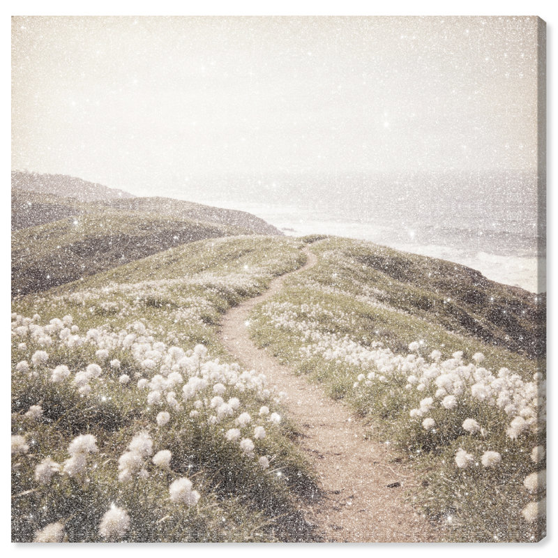 Blooming Path Print by Oliver Gal, 16" H x 16" W, Gallery Wrapped