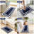 Absorbent Non-Slip Washable Bath Mat Bathroom Rug(Set of 4)-2034535113