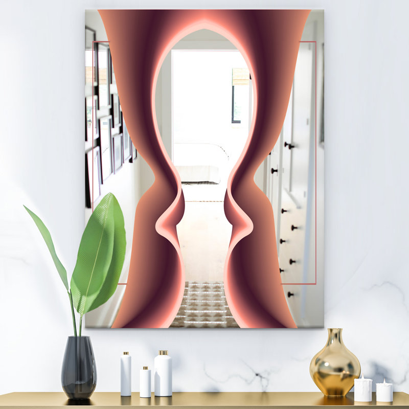 Miroir mural Nebulous Waves 5, H 24 po x l 32 po