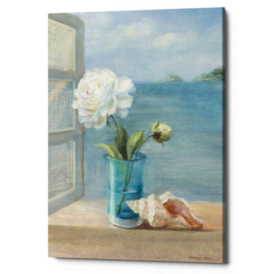 «Coastal Florals I», impression sur toile tendue