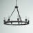 Nicolao 9 - Light Dimmable Wagon Wheel Chandelier-995780462