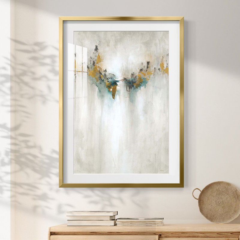 Volkwin -Gallery Wrapped Canvas, 25.5" H x 17.5" W, Gold