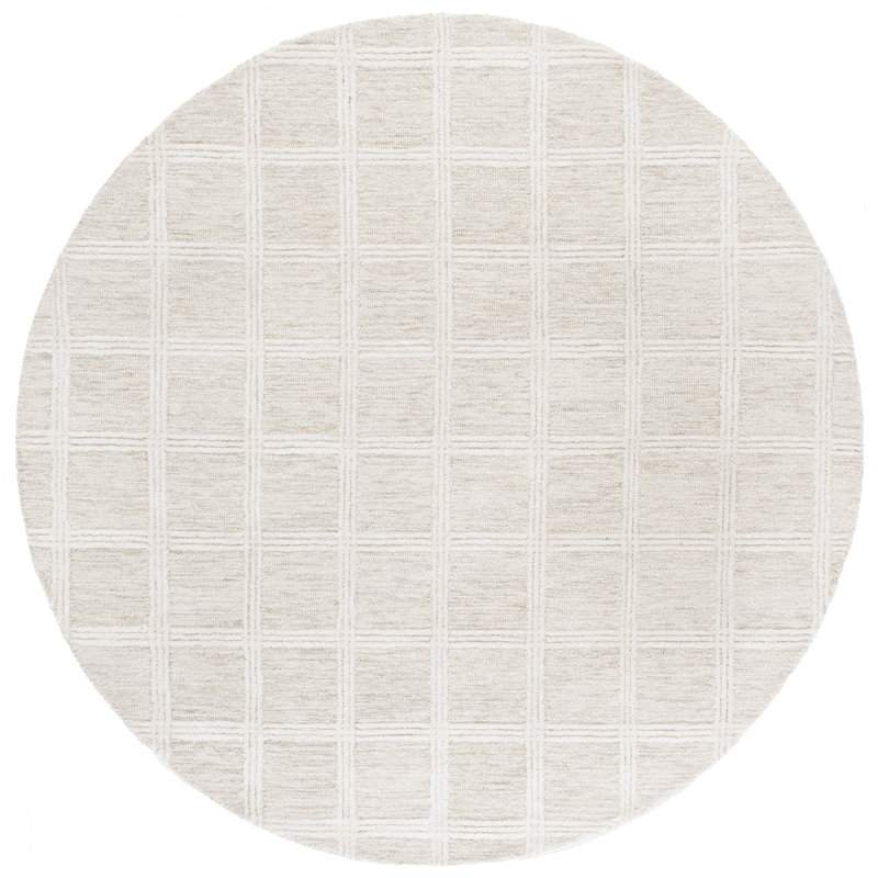Jolett 103 Area Rug In Sage / Ivory, Round 6'