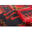Tapis rouge Teimani 3 pi 7 po x 6 pi 4 po