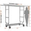 Porte-vêtements Madalin 630 lb avec roulettes-710897345