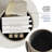 Modern Round Boucle Ottoman With Storage-169935288