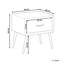 Glaser 46cm W Iron Bedside Table-1303510529