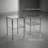 Ernestene Glass Top End Table