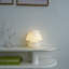 Glass Mushroom Table Lamp, Standard, White Stripe-1277167704