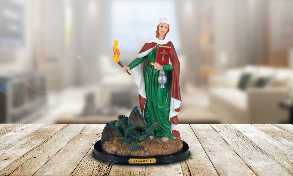 Trinx Caeran Saint Martha of Bethany Holy Religious Figurine - Wayfair ...