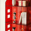 Bibliothèque rouge en acrylique-1078948970