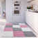 Myshaggy Collection Rugs Geometric Design in Pink