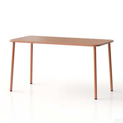 Long Table Outdoor Dining Table Villa Courtyard Balcony Table Outdoor Leisure Table Simple Garden Waterproof Table