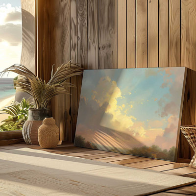 Peaceful Sky at Sunset Print on Canvas