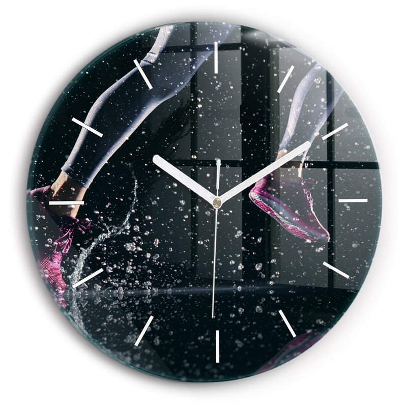 Glass Wall Clock