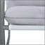Ensemble de 2 fauteuils d'extérieur avec cadre en aluminium et canapé simple avec coussin amovible résistant à l'eau