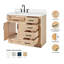 Meuble-lavabo simple en bois massif 42 po Tidworth avec plateau en quartz blanc 1,5 po-1737551880-1737551894-1726871696