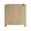 TileBar Studio Vanities Callum Natural Ash Vanity with Carrara Marble Top-1243495243