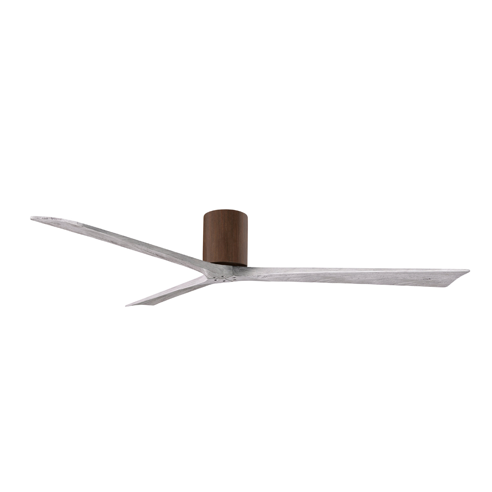 Olivier 3 Blade Ceiling Fan, 72", Walnut, Barn Wood Tone