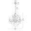 Lustre classique/traditionnel Monroe à 6 lumières, à intensité variable-22858736-22858737
