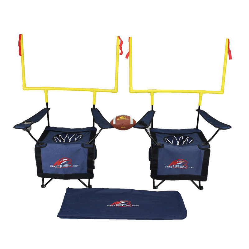 Chaise pliante en pvc nfl, Bleu marine