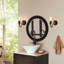 Salih 1 - Light Black Armed Sconce