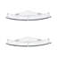 Carlena 2 Piece Triangle Glass Corner Shelf-1585134249