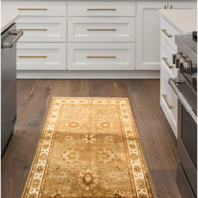 Tapis de la surface en laine 4 pi x 6 pi 2 po main-of-kind-noué la 2010 chobi Agáta