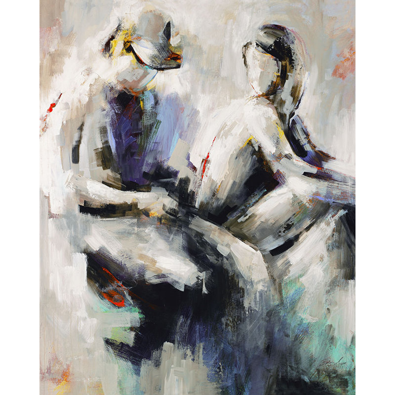 In The Park Painting, Plexi, 50" H x 40" W x 1.5" D