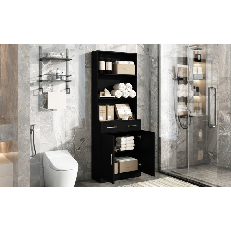 Armoire de salle de bain, Noir
