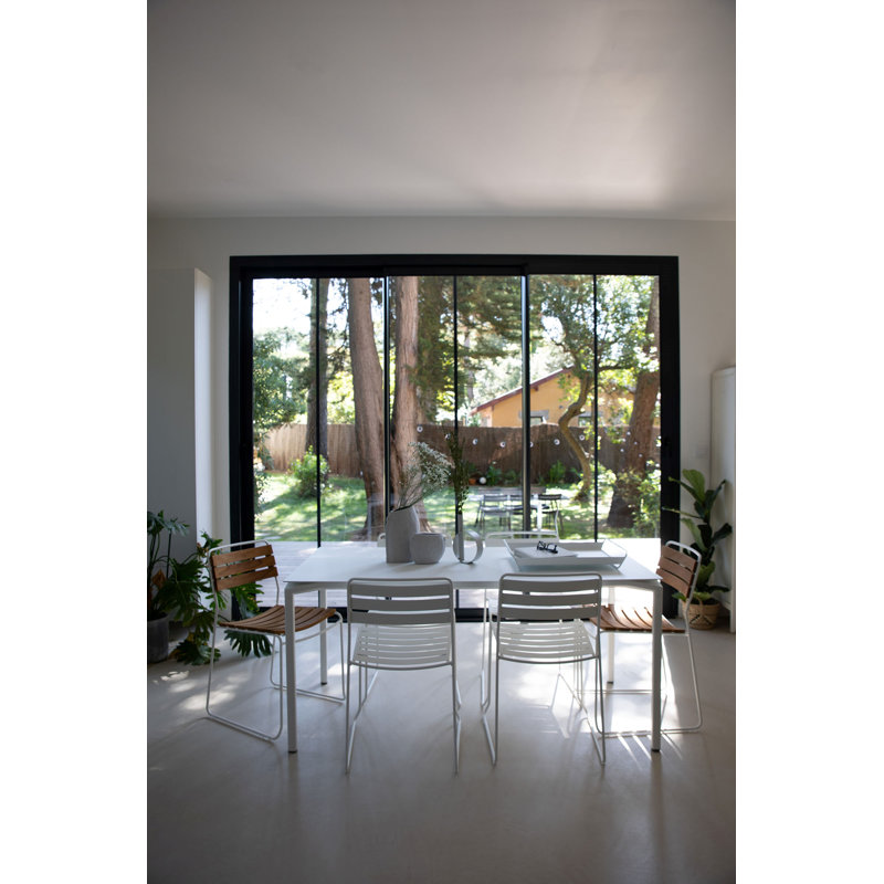 Surprising Outdoor Dining Side Chair, Cedar Green