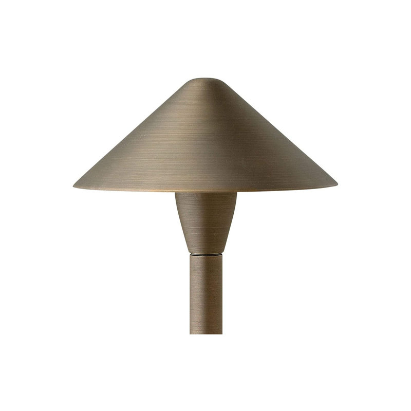 Éclairage de sentier à basse tension, Bronze mat, H 24 po x l 8 po x P 8 po