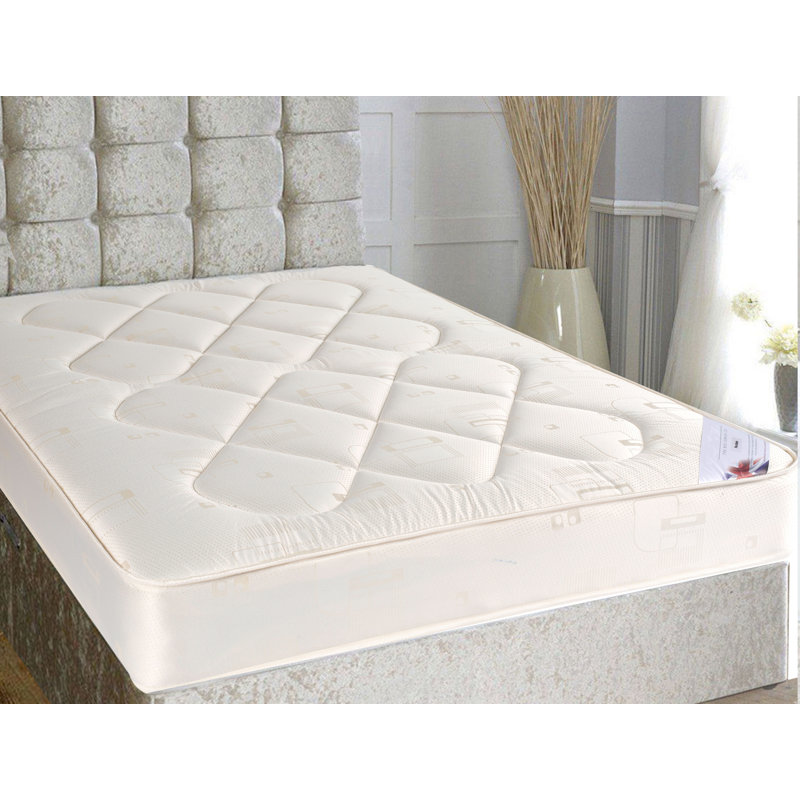 White Noise Open Coil Mattress, Small Single (2'6)