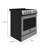 Leonardo Espresso 30-inch Slide-In Electric Range in Stainless-Steel, Black or White, 4 Elements, 7,100 Watts, 5.0 cu.ft. Oven with Convection Fan-95396379