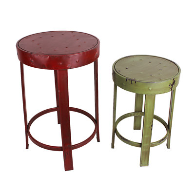 Ensemble de tabourets français 2 pièces Lamont