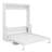 Queen Size Murphy Bed With A Shelf-107173551