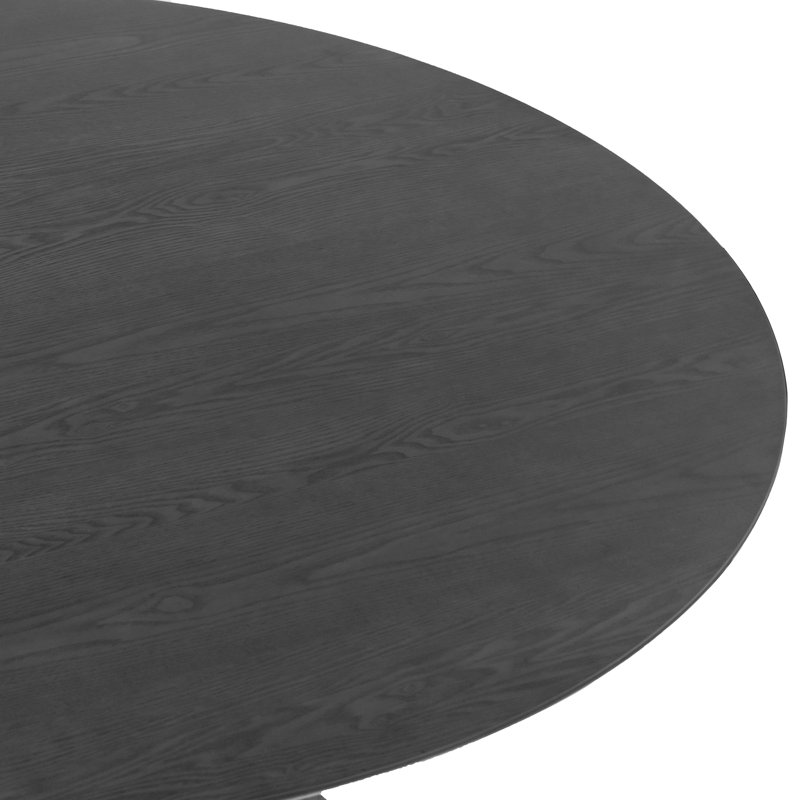 Table de salle à manger Blair, Black Washed
